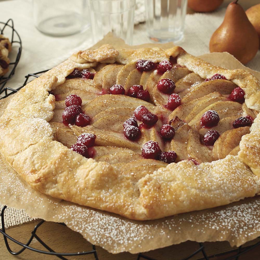 Cranberry Pear Galette