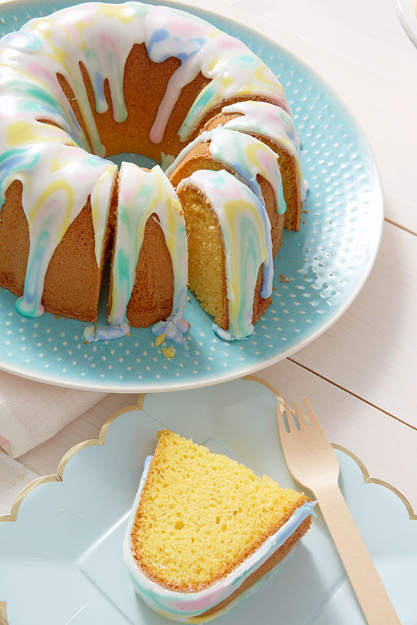 Watercolor Pound Cake