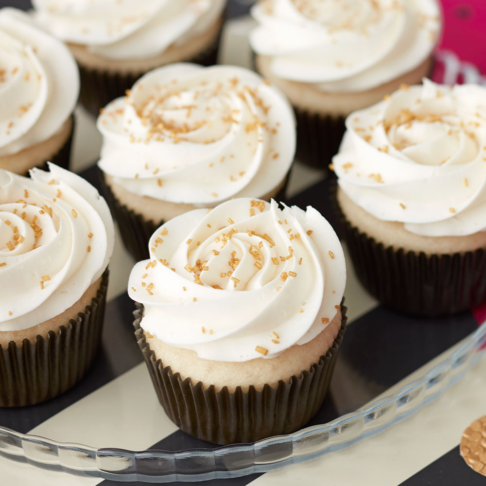 Elegant Champagne Cupcakes