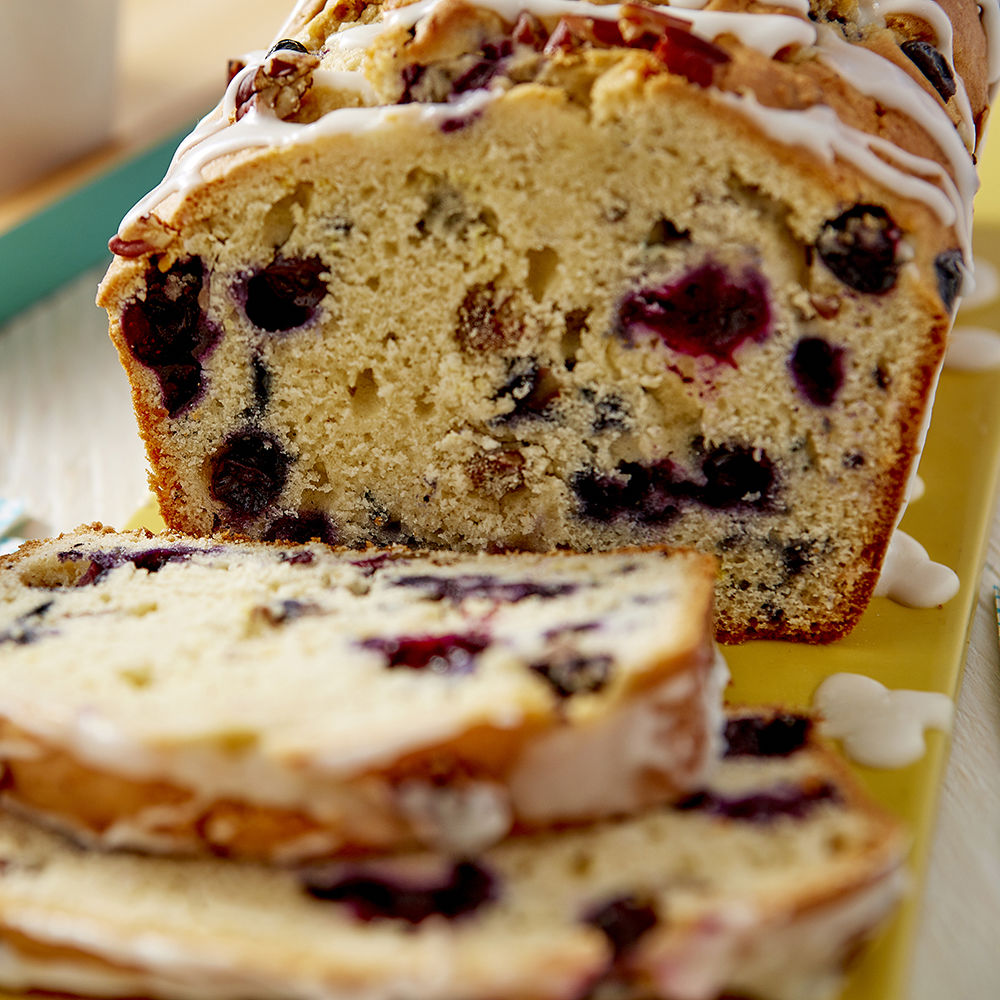 Lemon Blueberry Nut Bread