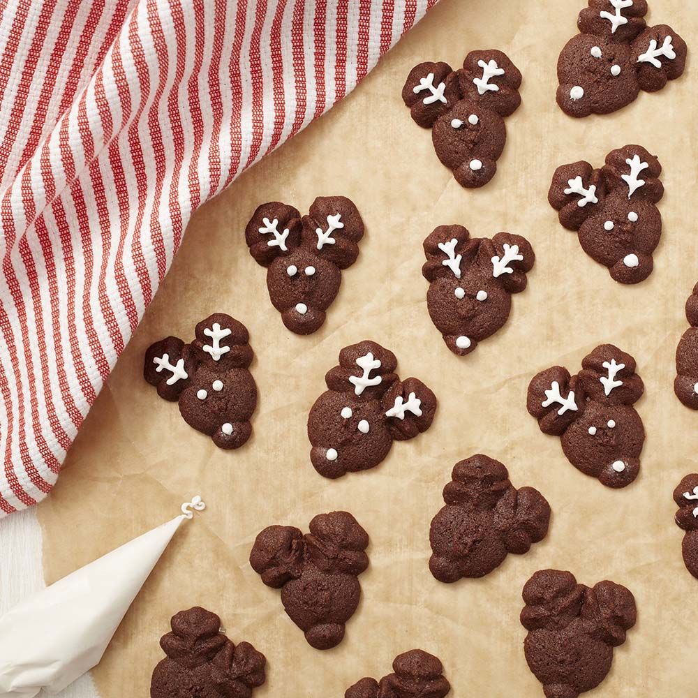 Reindeer Spritz Cookies