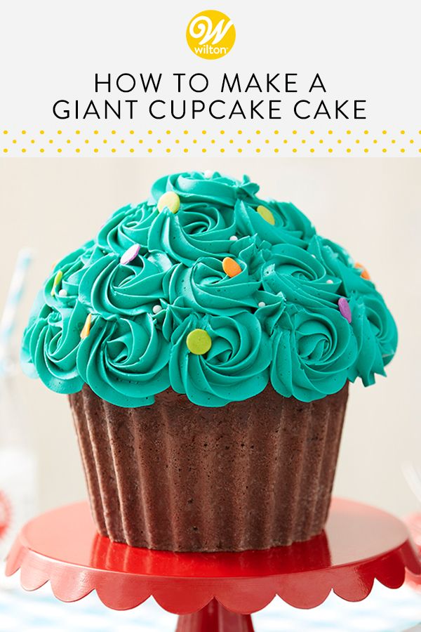 How to Make a Giant Cupcake Cake, Wilton's Baking Blog