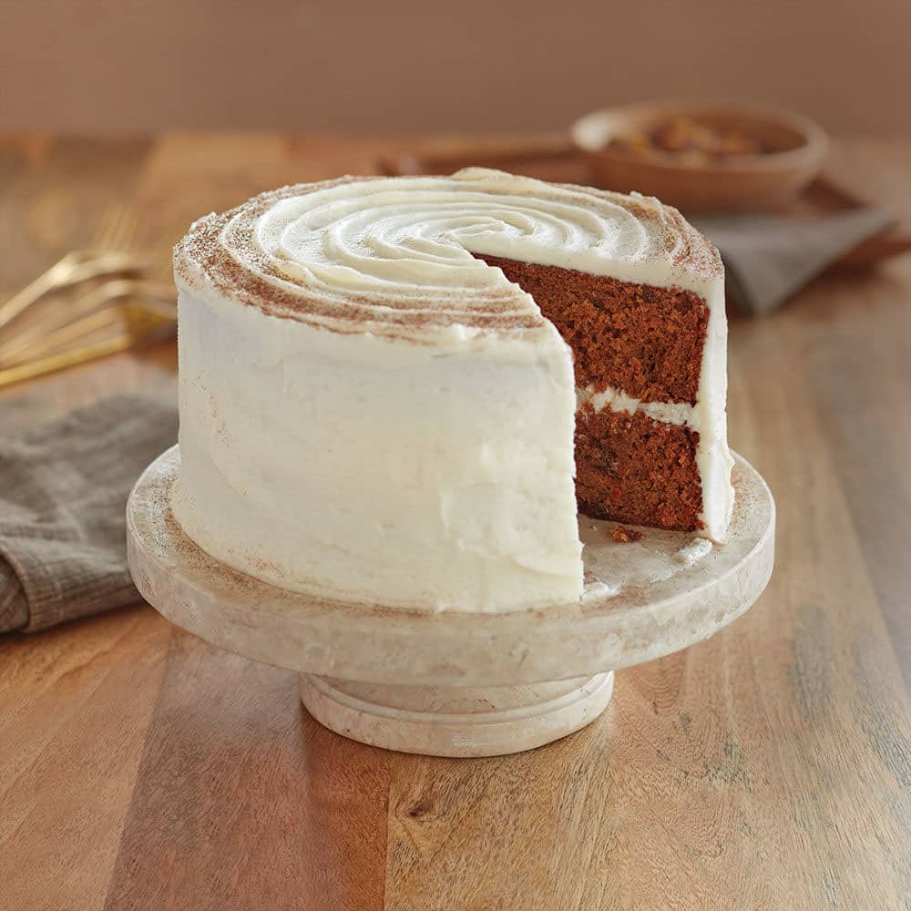 carrot cake with cream cheese frosting