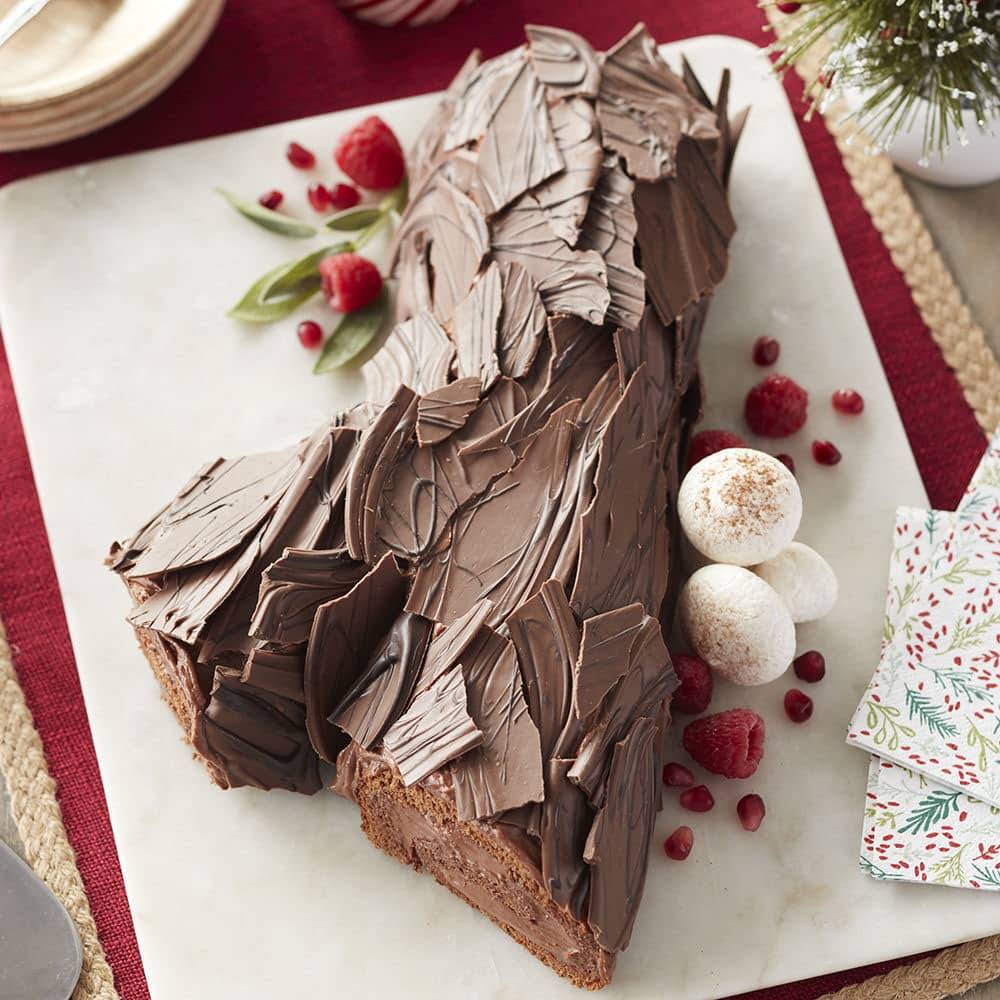 Chocolate Hazelnut Yule Log