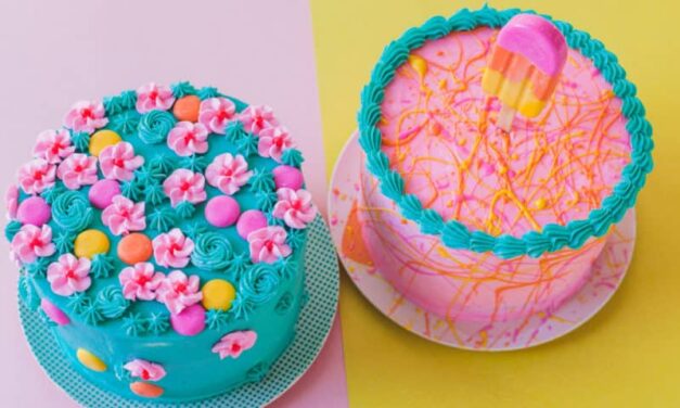 Double the Fun: 2 Colorful Summer Cakes
