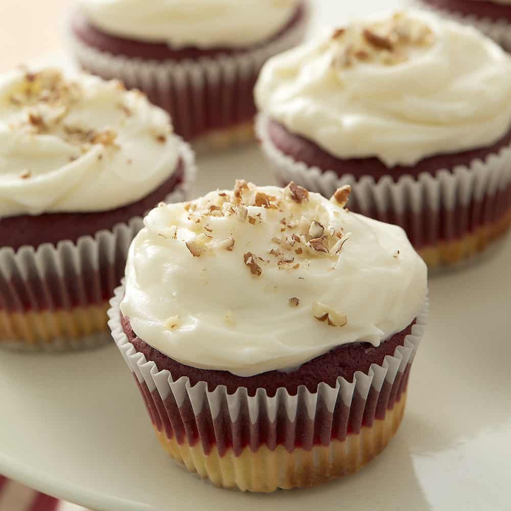 Red Velvet Cheesecake Cupcakes