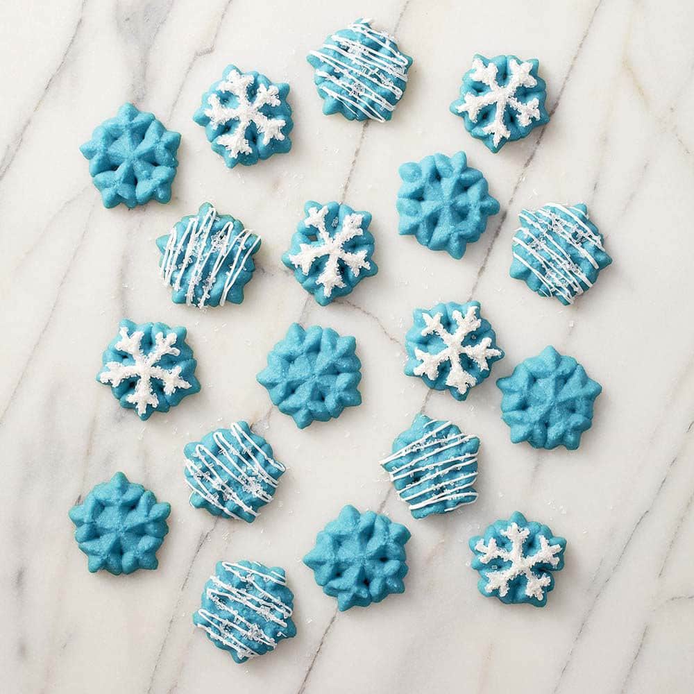 Snowflake Spritz Cookies