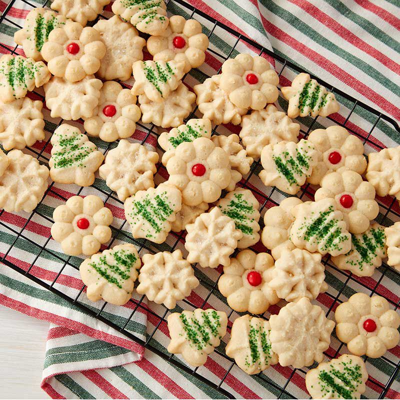 Classic Buttery Spritz Cookies