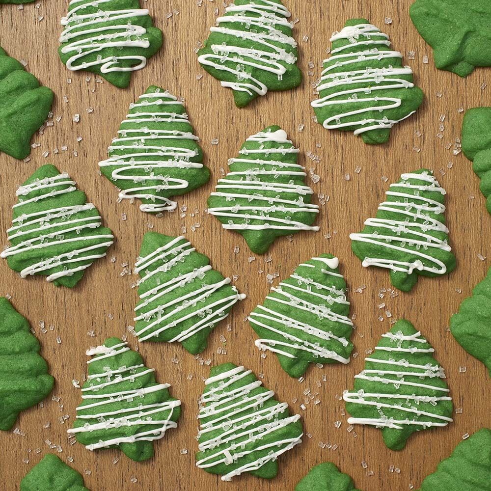 Tree Spritz Cookies