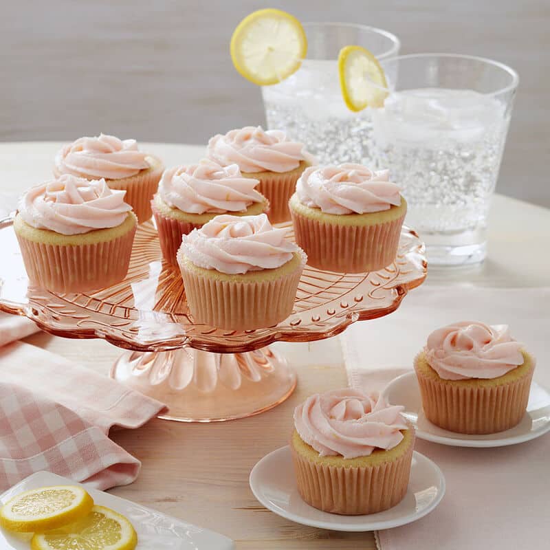 Vegan Pink Lemonade Cupcakes