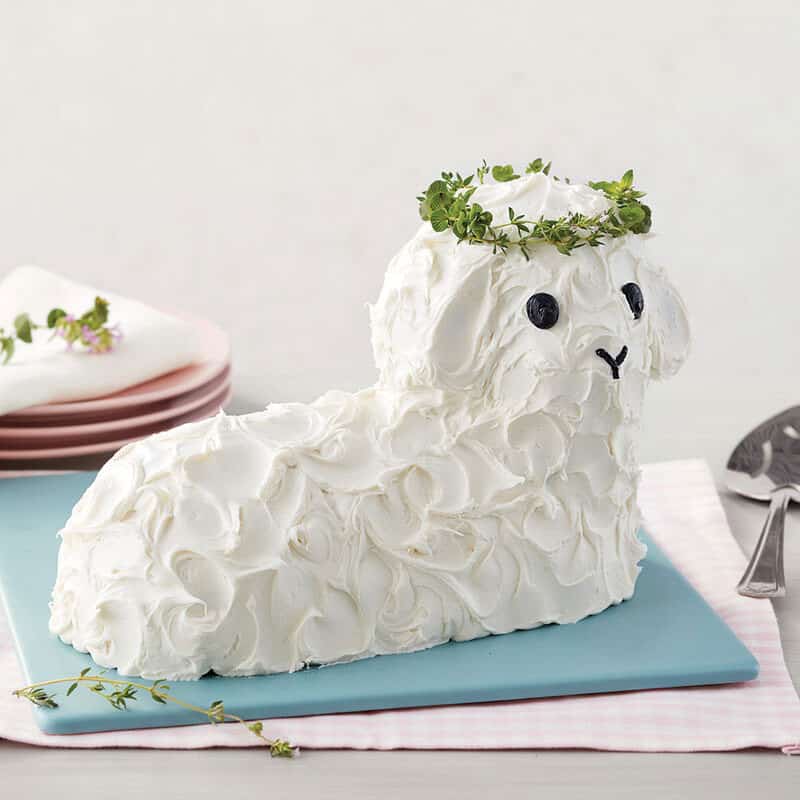 Herb crown 3D lamb cake