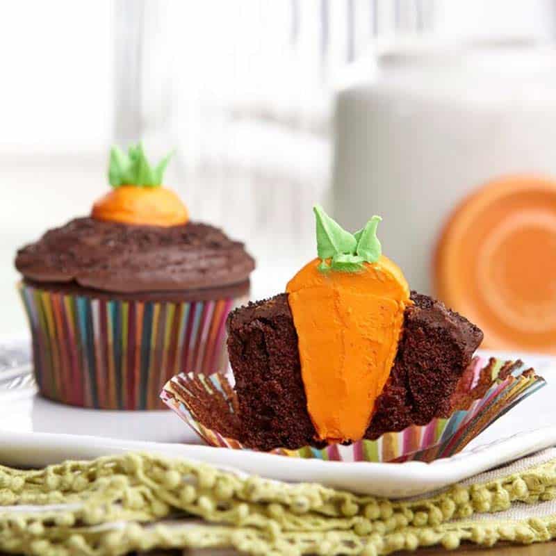 Buttercream Carrot Cupcakes