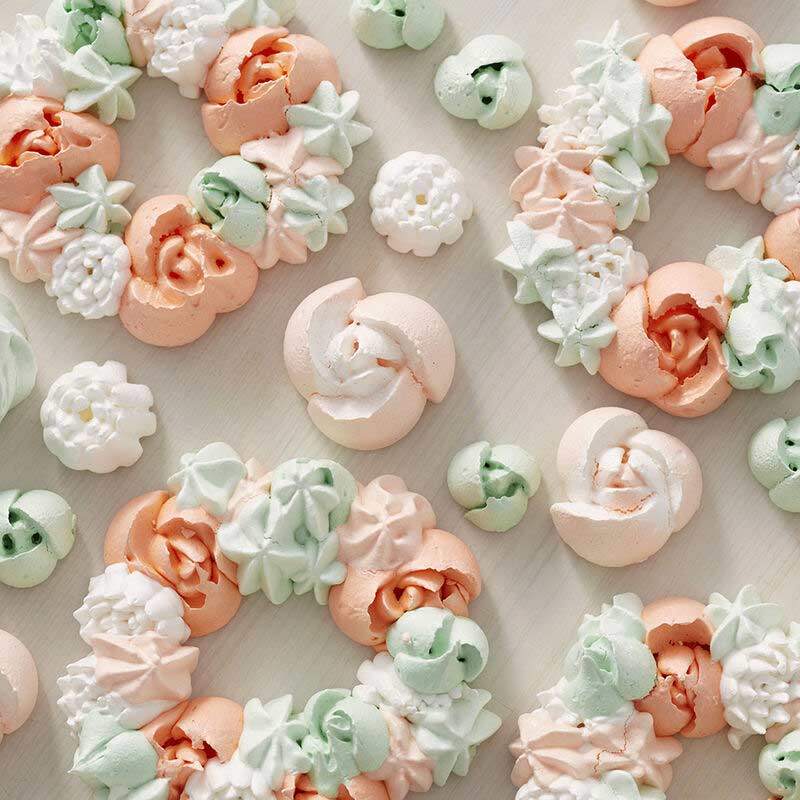 meringue wreath cookies