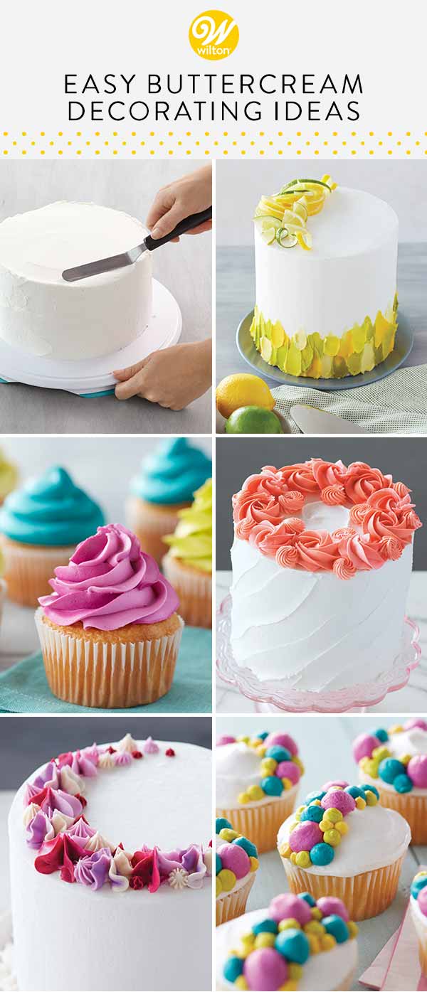 10 Easy Buttercream Cake Decorating Techniques | Our Baking Blog ...