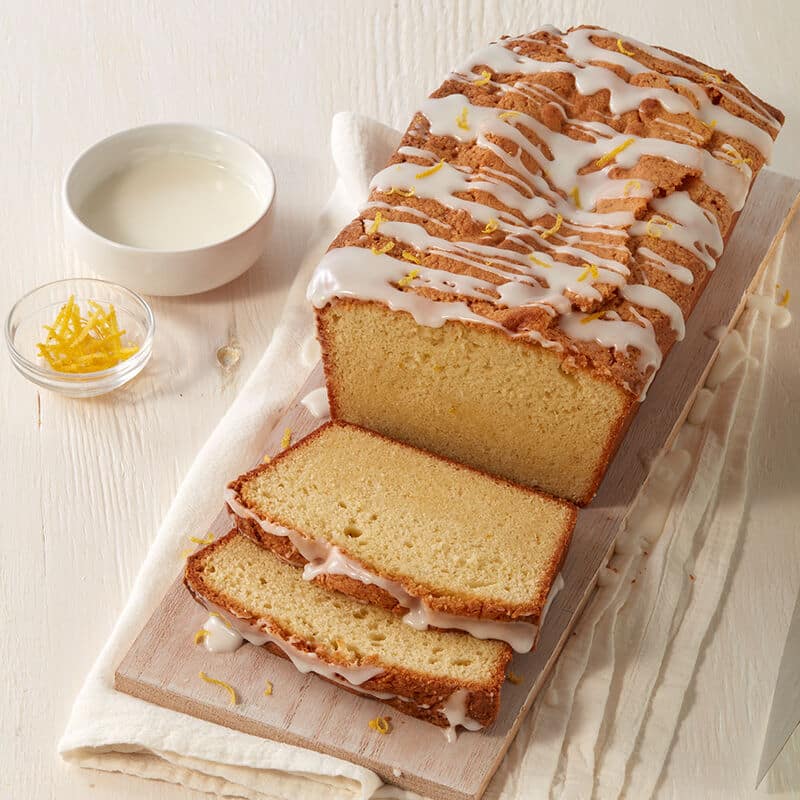 glazed lemon sour cream pound cake