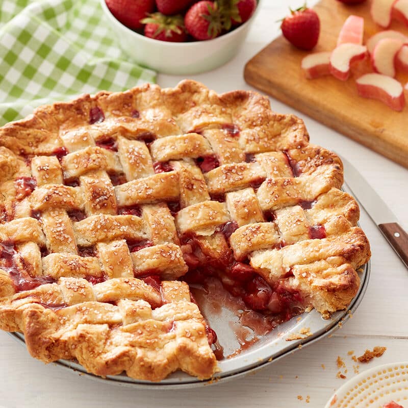 strawberry rhubarb pie