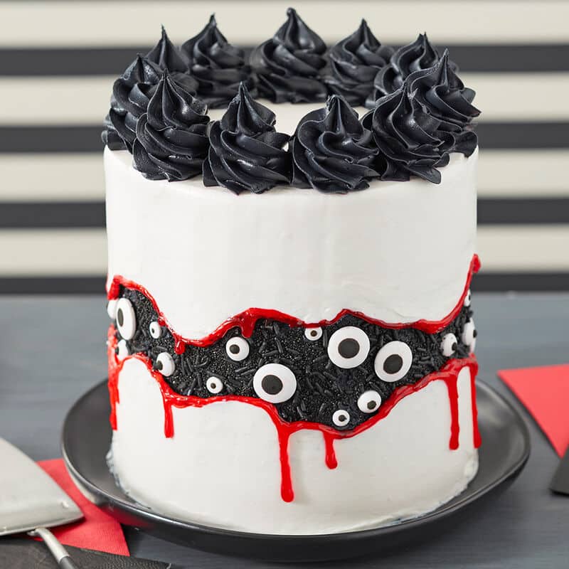 halloween birthday sheet cakes