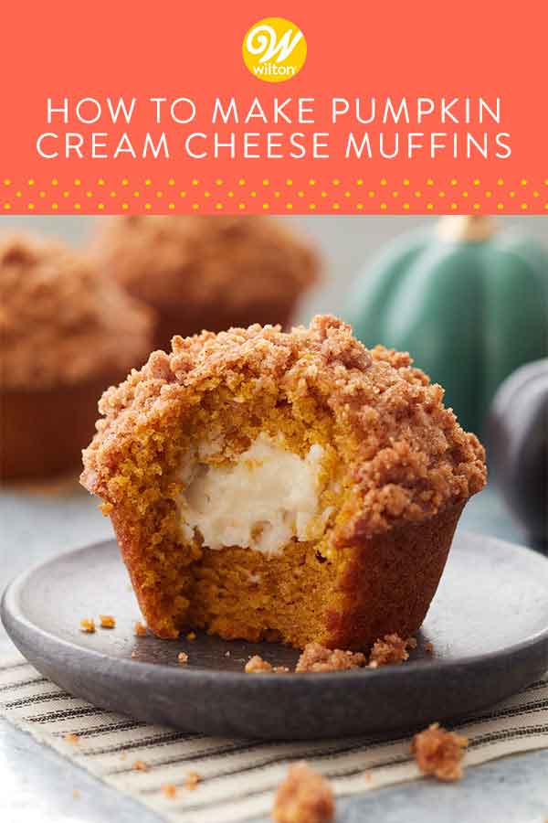 How to Make Pumpkin Cream Cheese Muffins | Wilton's Baking Blog ...