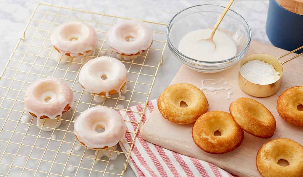 vanilla glazed donuts