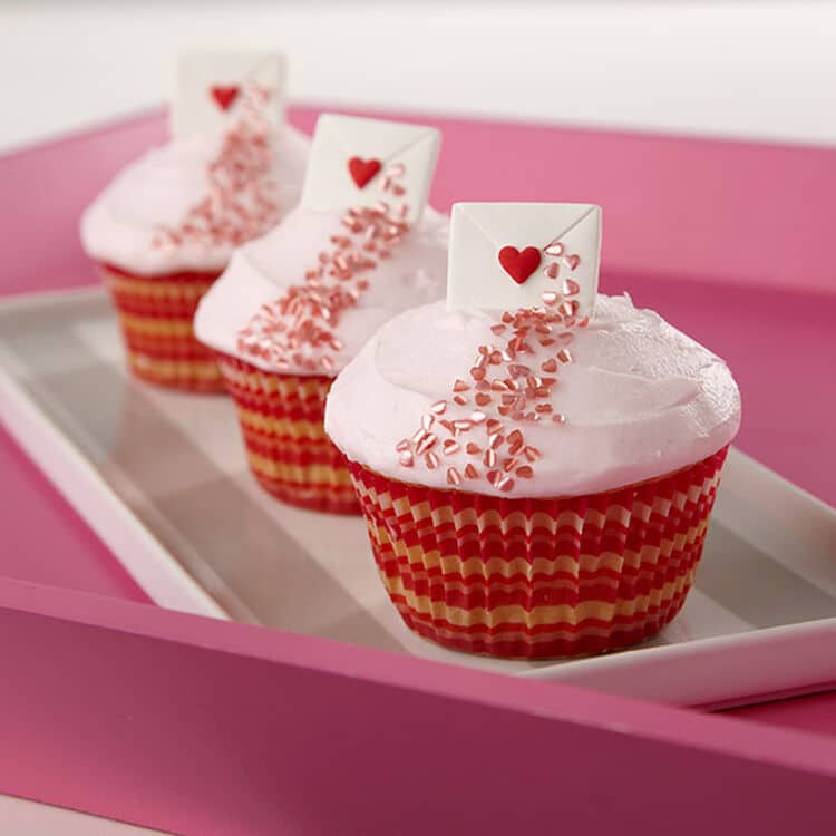 Love Letter Cupcakes