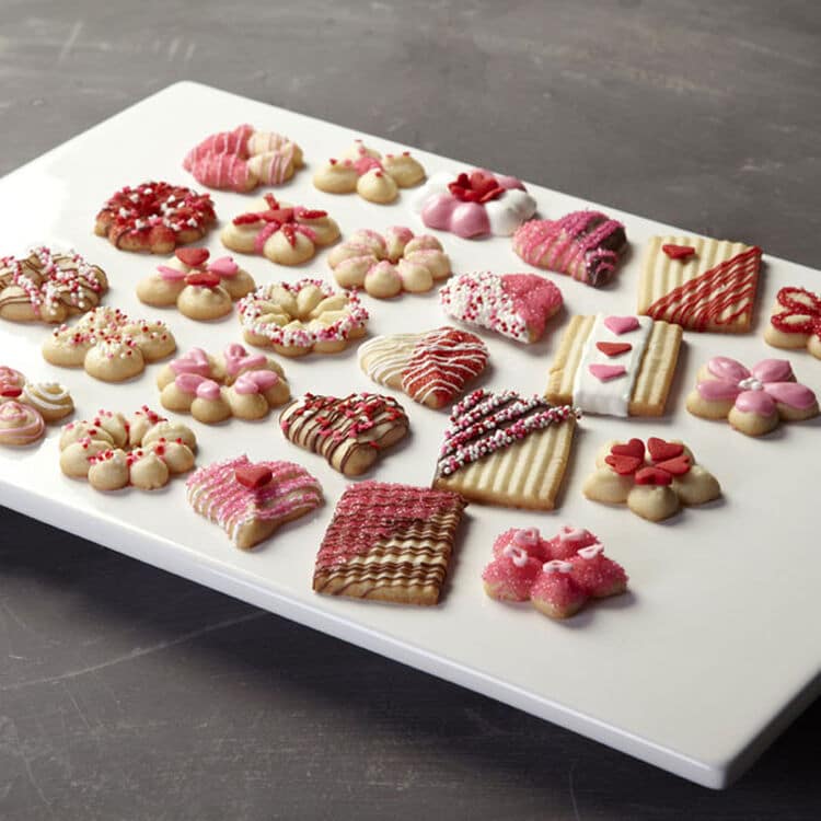 Valentine's Day Spritz Cookies