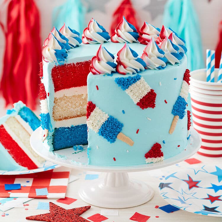 9” 4th of July Cookie Cake with Sugar Cookie | B. Radley