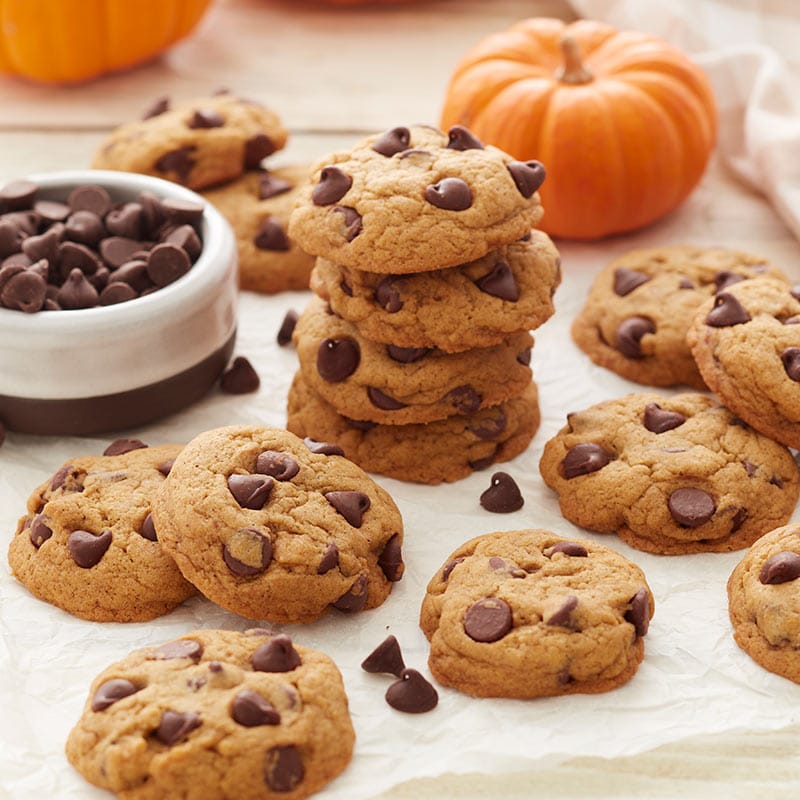 Pumpkin Chocolate Chip Cookies