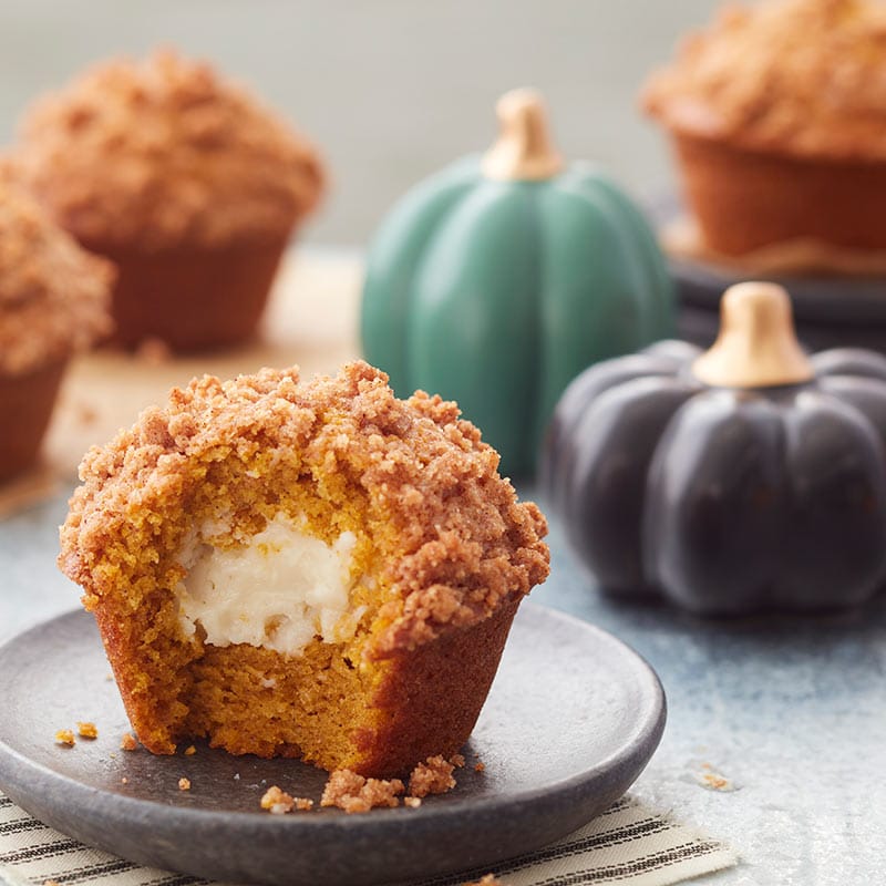 Pumpkin Cream Cheese Muffins