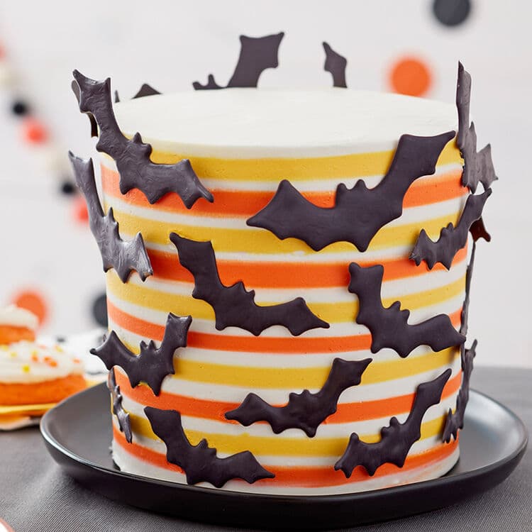 fall sheet cake decorating ideas