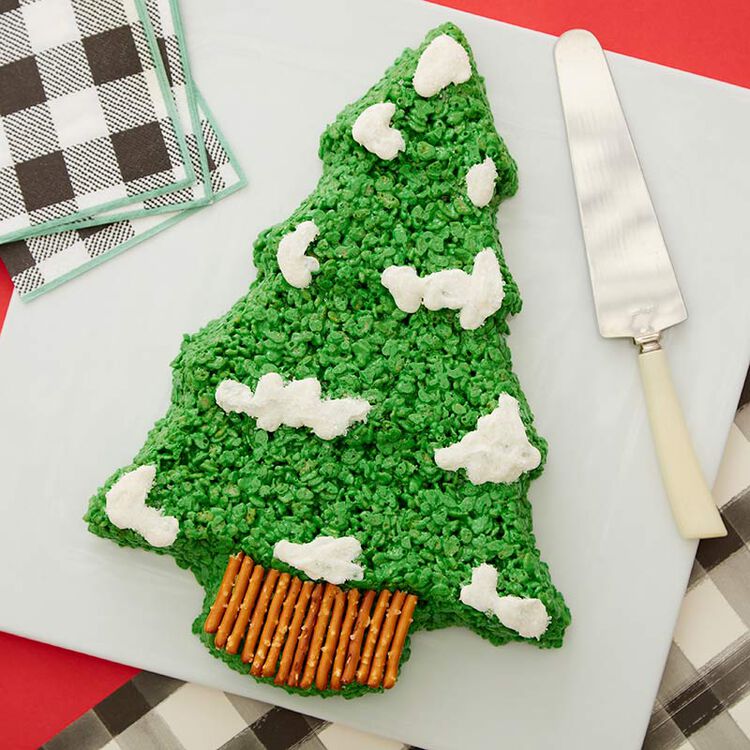 Vintage Christmas Tree Cake 