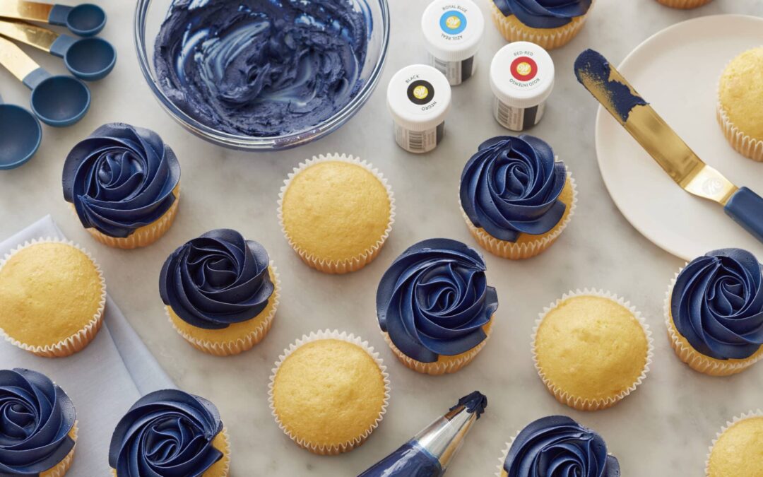 How to Make Navy Blue Buttercream Frosting