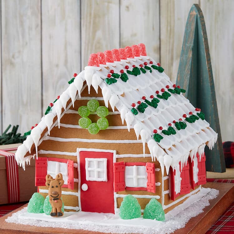 Gingerbread House Decorating Ideas For Office Shelly Lighting   Gingerbread House Cabin 