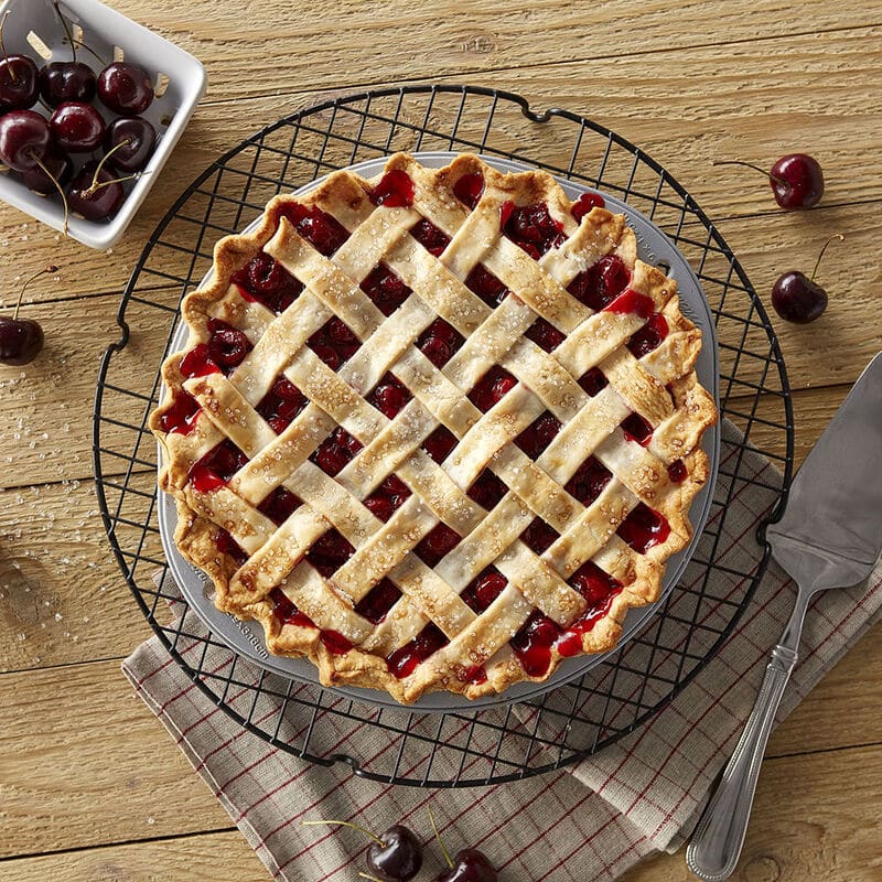 cherry lattice pie