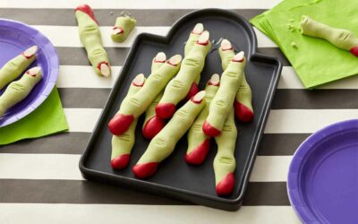 Creepy Green Witch Fingers Cookies