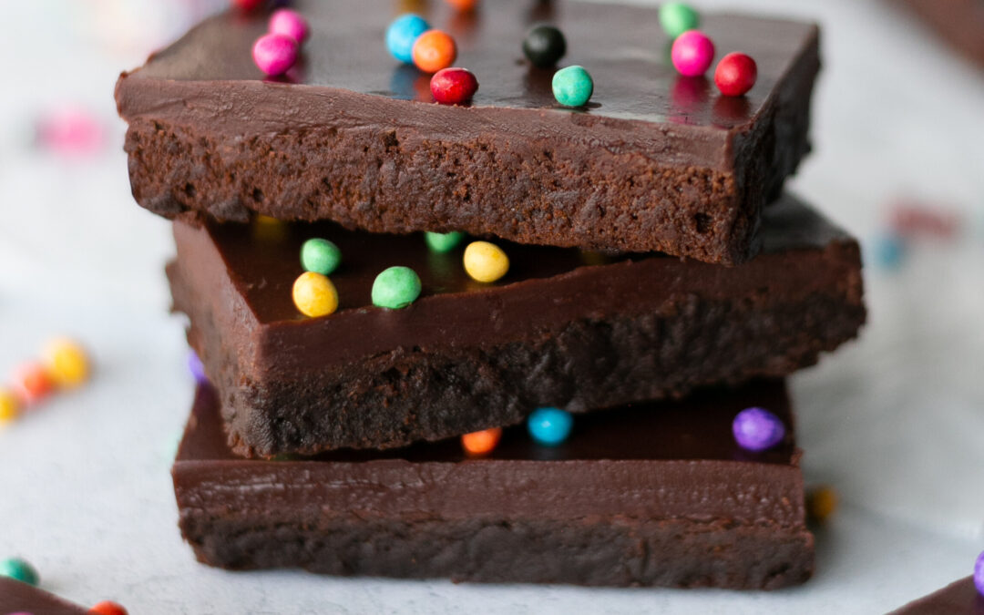 Rainbow Chip Brownies